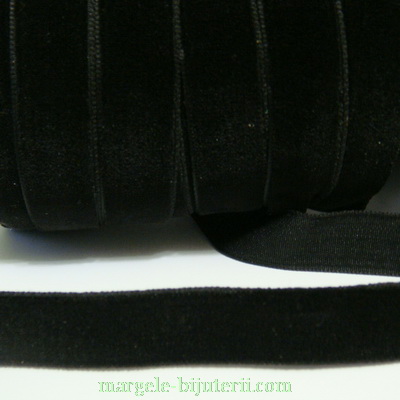 Panglica catifea neagra, 1cm