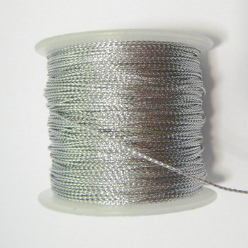 Fir lurex argintiu, 1 mm
