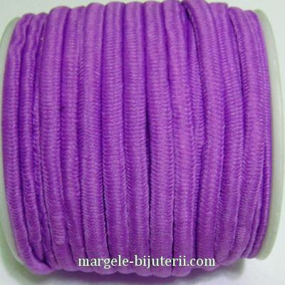 Ata elastica violet, 4mm, rola 8.5 metri