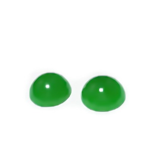 Cabochon agata verde, 12x5.5mm
