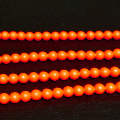 Swarovski Elements, Pearl 5810 Crystal Neon Orange 3mm