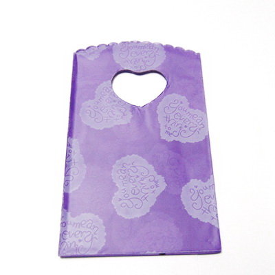 Pungi plastic, 14x9 cm, violet (cca 50buc)