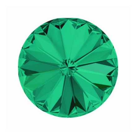 Swarovski Elements, Rivoli 1122 - Emerald, 6mm