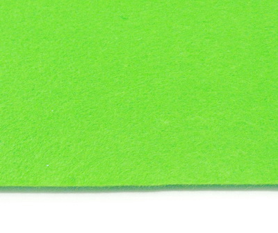 Fetru verde-lime, foaie 50x50cm, grosime 2 mm