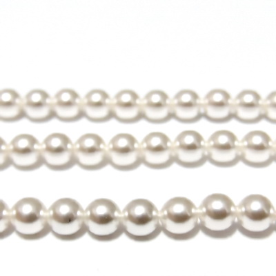 Swarovski Elements, Pearl 5810 Crystal White 5mm 
