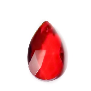 Pandantiv cristal rosu lacrima 22x13x7mm
