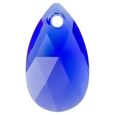 Swarovski Elements, Pear 6106 MAJESTIC BLUE, 22mm