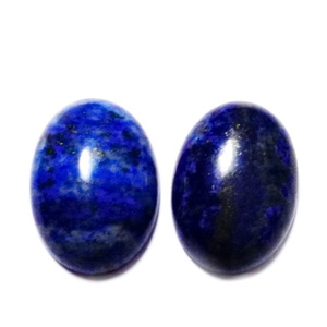 Cabochon Lapis Lazuli, 25x18x6~7mm