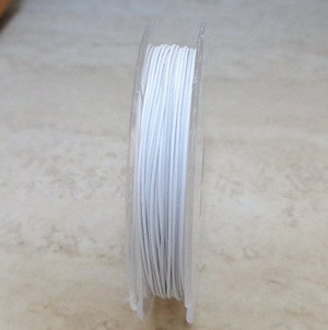 Sarma siliconata alba, 0.45 mm-rola aprox 10m