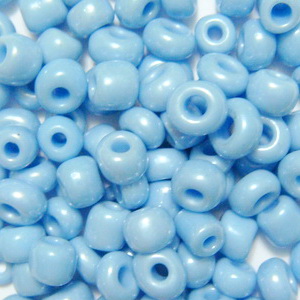 Margele nisip,albastre bleu, perlate, 4mm