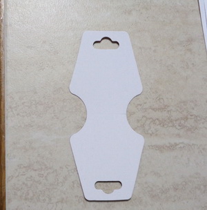 Etichete carton alb, pt bijuterii, 124x46x0.3mm