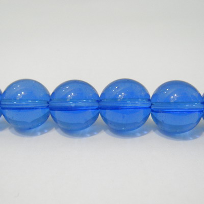 Margele de sticla albastre 12 mm