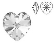 Swarovski Elements, Heart 6228-Crystal, 14.4x14mm