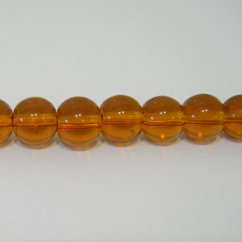Margele sticla maro 6mm
