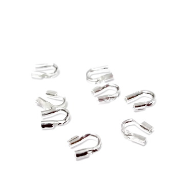 Accesorii sarma placat cu argint, 5x4mm