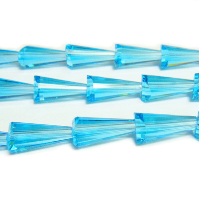 Cristale conice bleu 15x8mm
