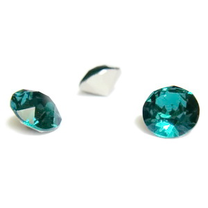 Swarovski Elements, Xirius Chaton 1088-Emerald SS29, 6mm