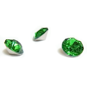 Swarovski Elements, Xirius Chaton 1088-Fern Green SS29, 6mm