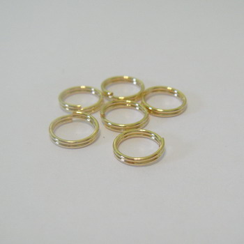 Zale duble aurii 7mm