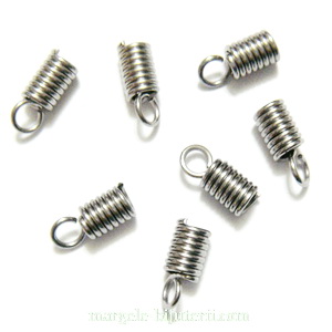 Capat prindere snur, otel inoxidabil, spirala 10x4mm, interior 2.5mm