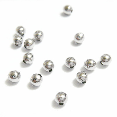 Margele otel inoxidabil 304, 3mm, orificiu: 1mm-cca 100 buc 1 buc