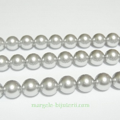 Swarovski Elements, Pearl 5810 Crystal Light Grey 6mm