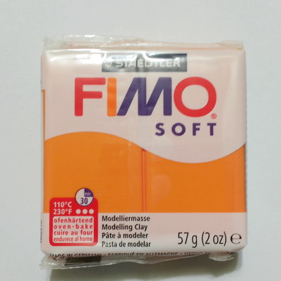 Plastelina fimo soft 57g cod cul 41-sunny orange