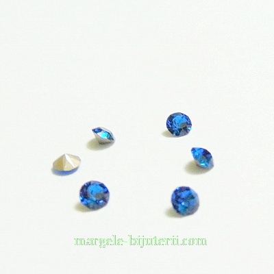 Swarovski Elements, Xirius Chaton 1088 PP32 Capri Blue 4mm