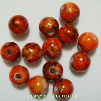 Margele plastic aramii 8mm