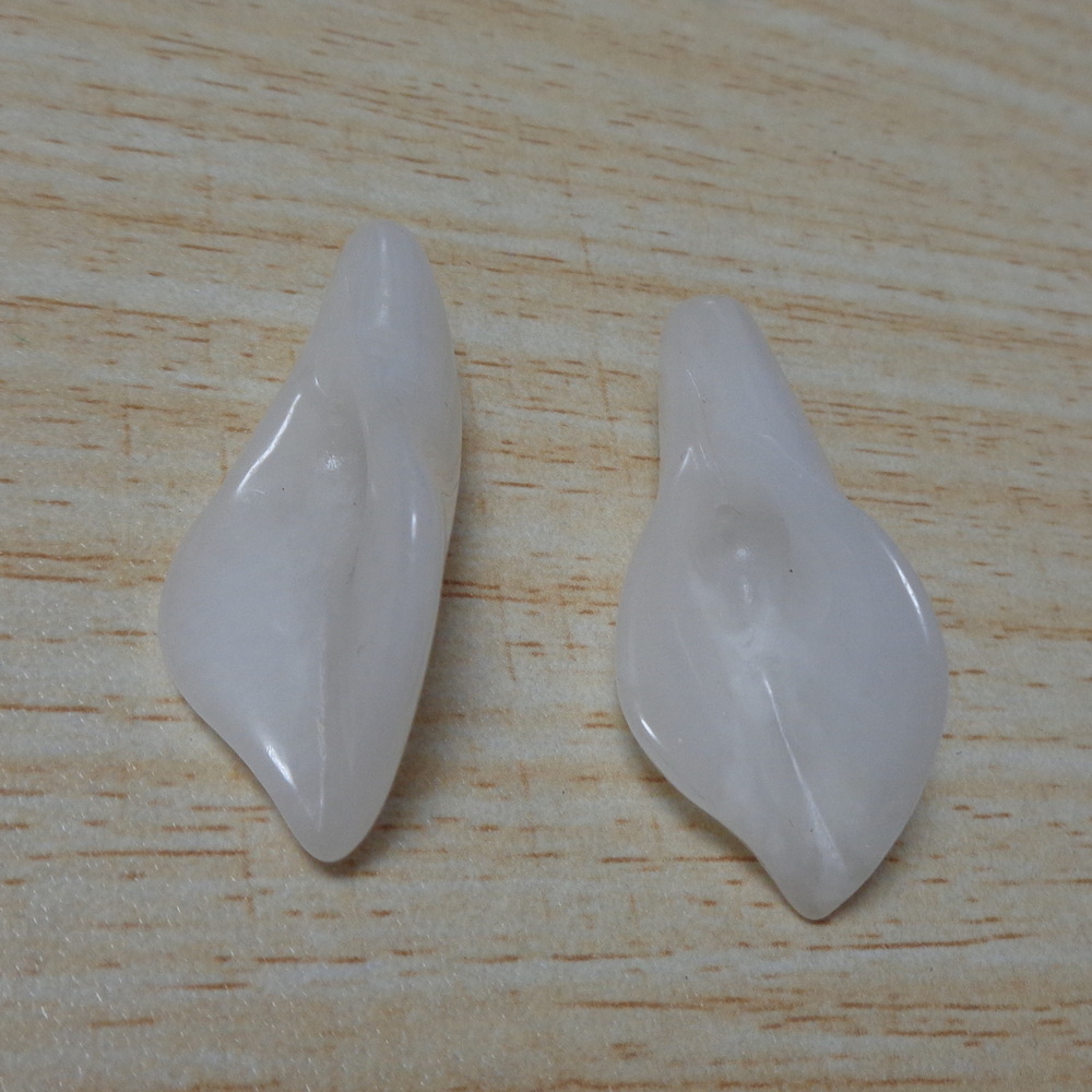 Cale jad alb, 38x17mm 1 buc