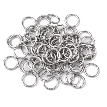 Zale simple, otel inoxidabil, nesudate, 8x1mm