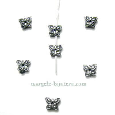 Hematit gri, fluturas 6x5x2mm
