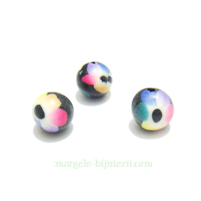 Margele fimo, multicolore, 8mm