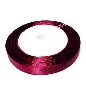 Satin visiniu, 10 mm, rola 22 metri 1 buc