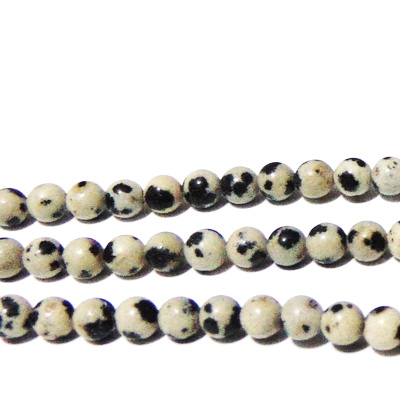 Jasp dalmatian 4.3mm 1 buc