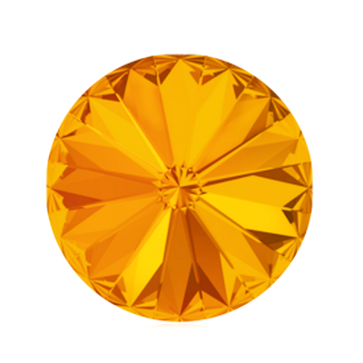 Swarovski Elements, Rivoli 1122 - Tangerine, 8mm