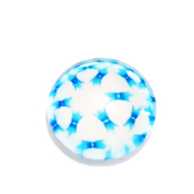 Cabochon sticla, 12mm, ,,Mozaic", model 24