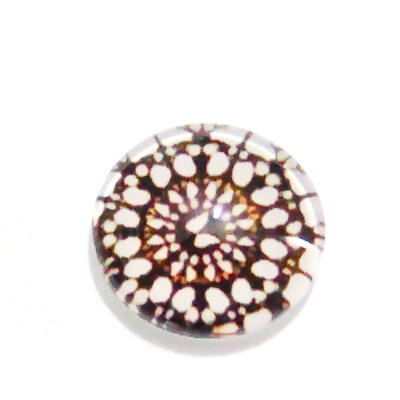 Cabochon sticla, 12mm, ,,Mozaic", model 31