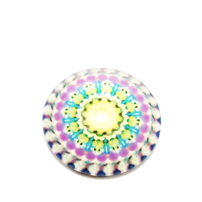 Cabochon sticla, 16mm, ,,Mozaic", model 3