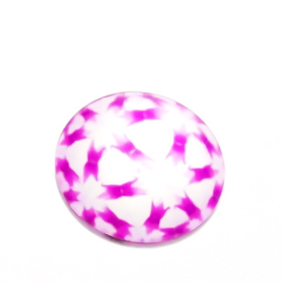 Cabochon sticla, 20mm, ,,Mozaic", model 37