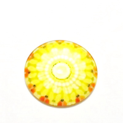 Cabochon sticla, 25mm, ,,Mozaic", model 30