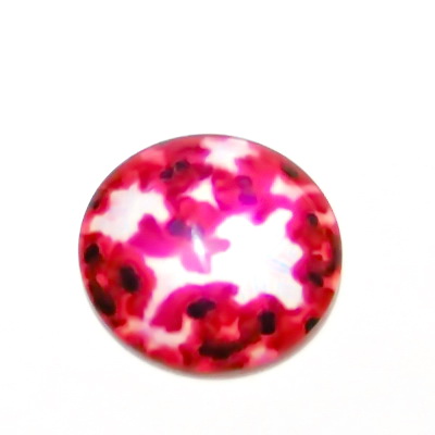 Cabochon sticla, 25mm, ,,Mozaic", model 35-DISPONIBIL 1 BUC
