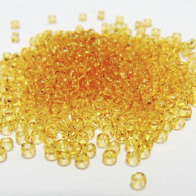 Margele TOHO rotunde, 11/0: Transparent Lt Topaz 20 g