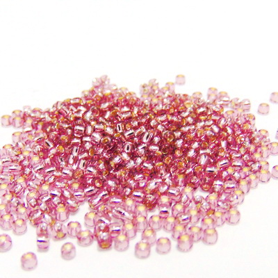 Margele TOHO rotunde, 11/0 : Silver-Lined Lt Amethyst 20 g