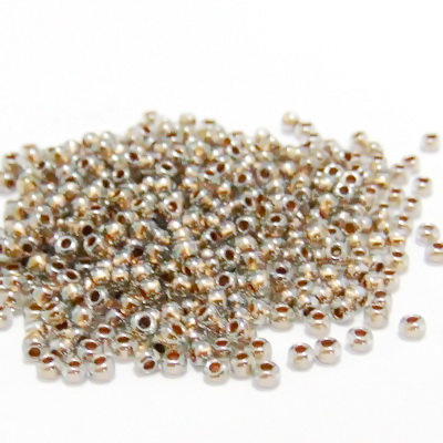 Margele TOHO rotunde, 11/0 :  Gold-Lined Black Diamond 20 g