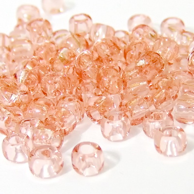 Margele TOHO, rotunde -  6/0 : Transparent Rosaline