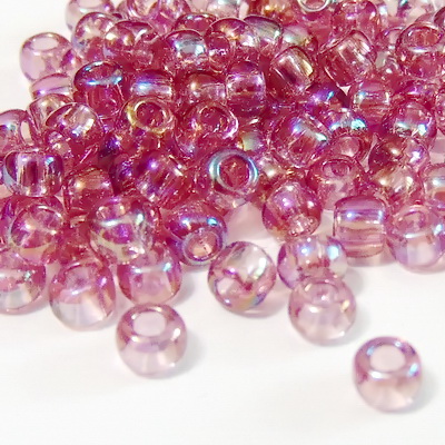 Margele TOHO, rotunde -  6/0 : Transparent-Rainbow Lt Amethyst 20 g