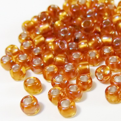 Margele TOHO, rotunde -  6/0 : Gold-Lined Topaz 20 g