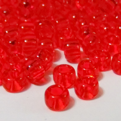 Margele TOHO, rotunde -  6/0 : Transparent Siam Ruby 20 g