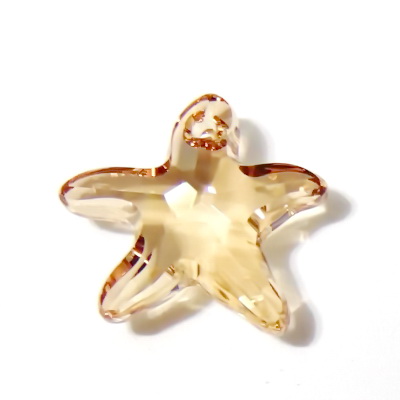 Swarovski Elements, Starfish 6721-Crystal Gol. Shadow, 16mm 